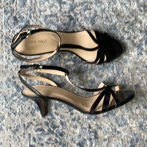 Nine West retro inspired T strap heel
